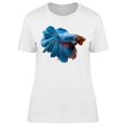 thumbnail image 1 of Beautiful Blue Betta Fish T-Shirt Women -Image by Shutterstock, Female Small, 1 of 2