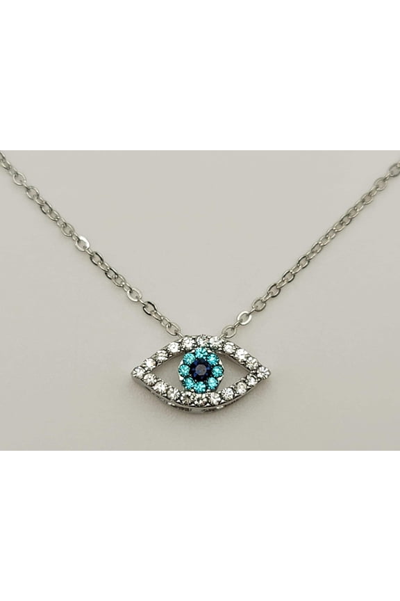 Beautiful Blue Evil Eye Necklace For Protection