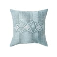 thumbnail image 1 of Beautiful 18" x 18" Decorative Outdoor Pillow by Drew Barrymore, Blue Pill, 1 of 8