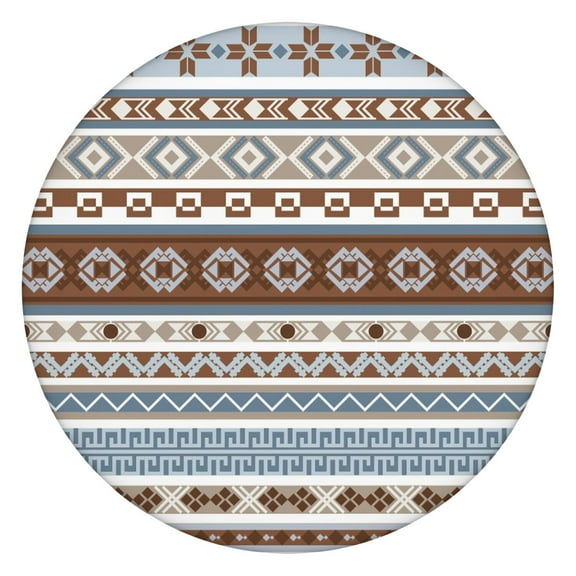 Beautiful Bohemian Floral Table Cover, Elastic Band for Fitted Look on 52-56 Inch Tables