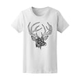 thumbnail image 1 of Beautiful Boho Deer Sketch Tee Men's -Image by Shutterstock, 1 of 2