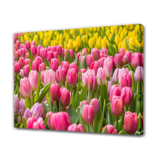 Beautiful Bouquet Tulips Canvas Poster Bedroom Decor Sports Landscape