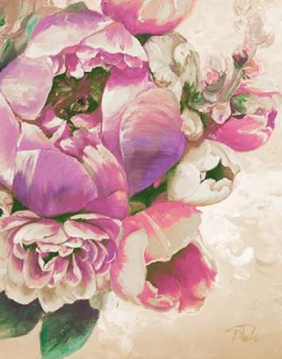 Beautiful Bouquet of Peonies in Pink I Canvas Art - Patricia Pinto (22 x 28)