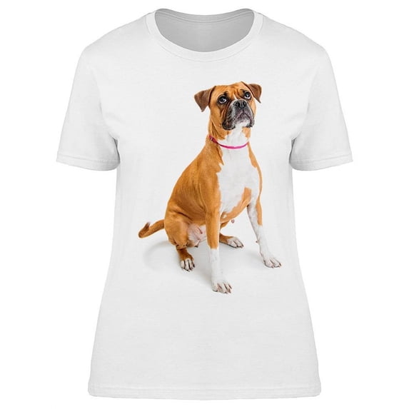 Beautiful Boxer Sitted T-Shirt Women -Image by Shutterstock, Female Small