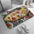 Beautiful Breakfast Bath Rugs Absorbent Non Slip Door Mats Soft Carpet