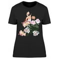 thumbnail image 1 of Beautiful Bride Flamenco Flowers T-Shirt Women -Image by Shutterstock, Female XX-Large, 1 of 2