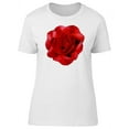 thumbnail image 1 of Beautiful Bright Red Rose Flower T-Shirt Women -Image by Shutterstock, Female Medium, 1 of 2