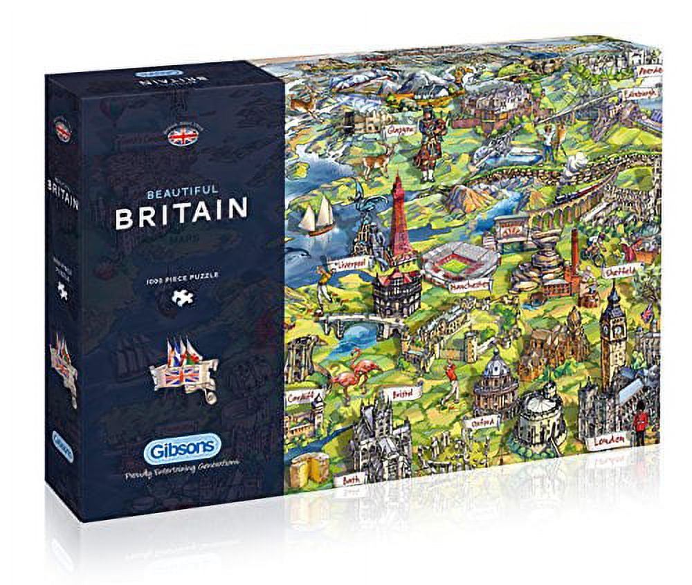 Beautiful Britain 1000 piece Jigsaw Puzzle