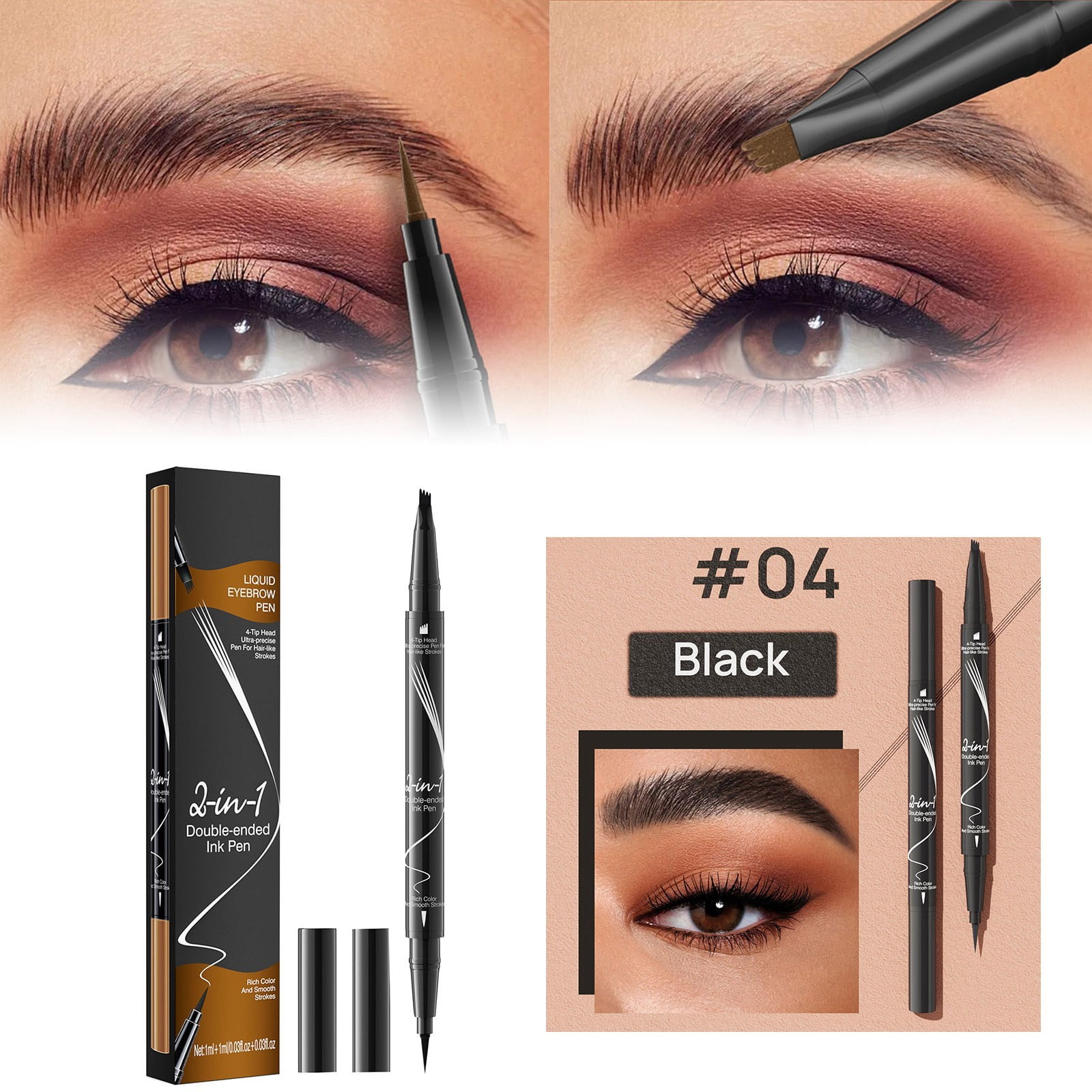 Beautiful Brow Tint Wax Eyebrow Pencil Clear Eyebrow Pencil Dark