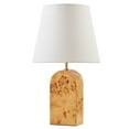 thumbnail image 1 of Beautiful Burl Wood Table Lamp by Drew Barrymore, 18.5" H, 1 of 8