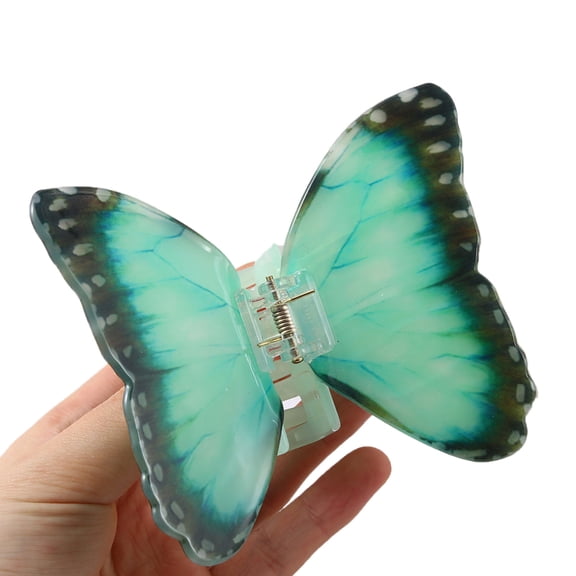 Beautiful Butterfly Hair Clip Chic Hair Grip Stylish Hair Grab Acrylic Hair Accessory Hair Ornament for Party Daily Wear