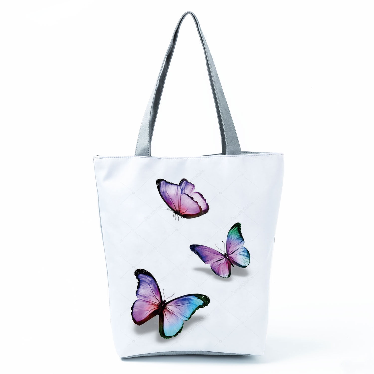 Beautiful Butterfly Print Handbags Fashion All Match Tote Travel Foldable Storage Beach Bag High Capacity Shoulder Shopping Bags hl3976
