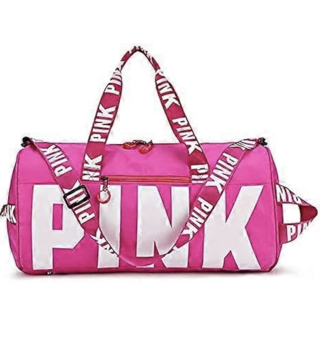 Beautiful By Pinky Women 10" Travel Gym Duffel Bag, Pink