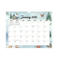 thumbnail image 1 of Beautiful Calendar for Living Room and Wall, Important Holiday Anniversary Calendar with YO-Watercolor Holiday Design, Modern Wall Calendar for Home and Office, 1 of 5