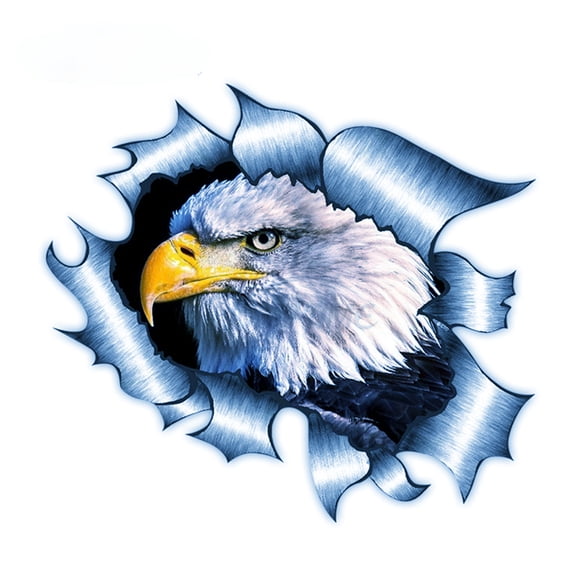 Beautiful Car Sticker American Bald Eagle Animal Decal Car Window Accessories