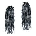 thumbnail image 1 of Beautiful Cascading Cluster of Black Metallic Beads Clip-on Earrings, 1 of 5