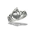 thumbnail image 1 of Beautiful Celtic Dragon Ring Vintage Stainless Steel Fantasy Band Gray Jewelry Female Male Size 11, 1 of 4