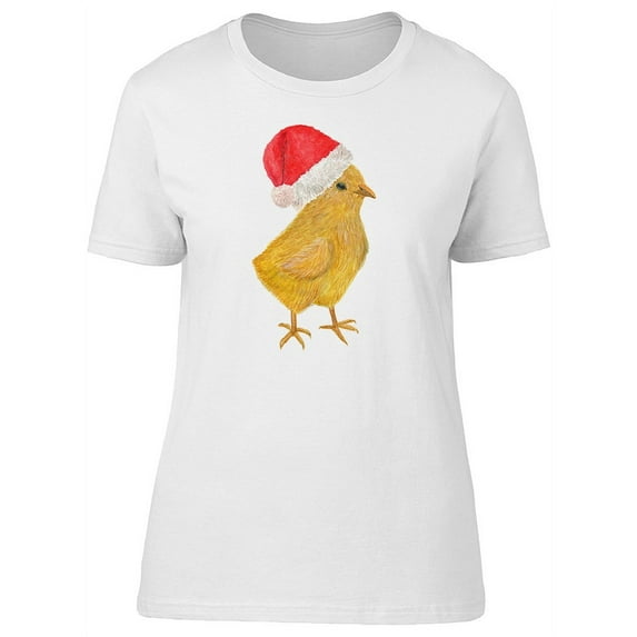 Beautiful Christmas Baby Chicken T-Shirt Women -Image by Shutterstock, Female x-Large