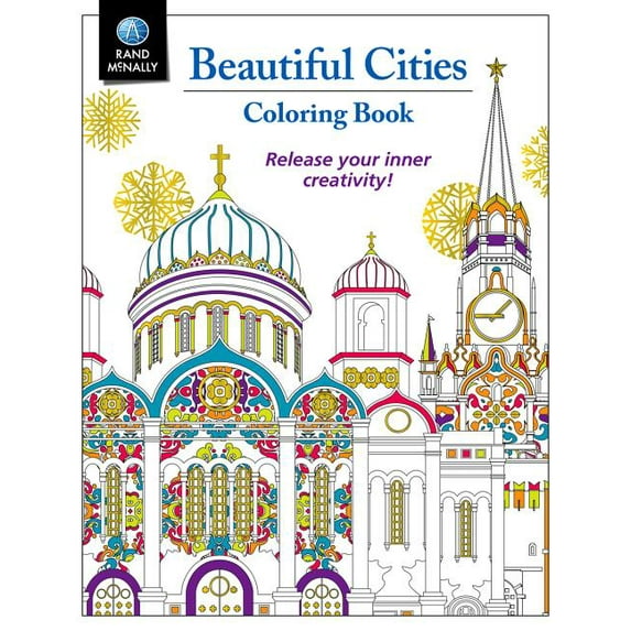 Beautiful Cities Coloring Book, (Paperback)