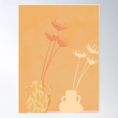 Beautiful Clay Vase #Abstract #Digitalart Poster Wall Art, Modern Wall Decor For Living Room Bedroom, 8x12 UNFRAMED