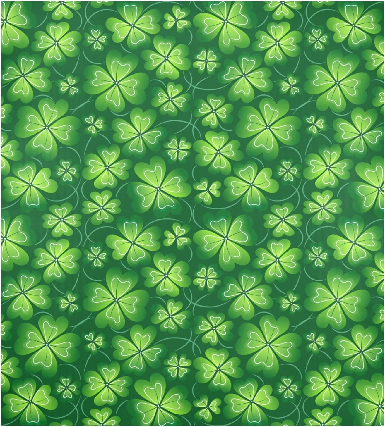 Beautiful Clover Dishwasher Cover Front Door Decorative Refrigerator Covers