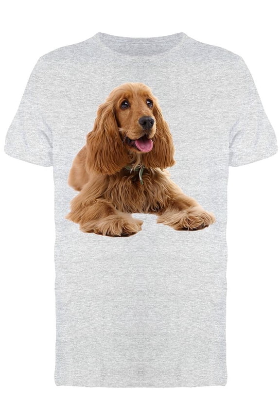 Beautiful Cocker In Pose T-Shirt Men -Image by Shutterstock, Male XX-Large