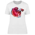 thumbnail image 1 of Beautiful Color Pattern Betta  T-Shirt Women -Image by Shutterstock, Female Medium, 1 of 2