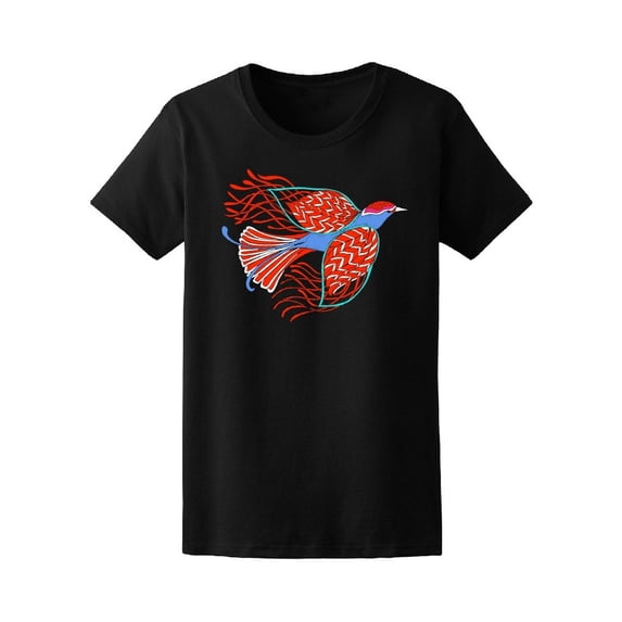 Beautiful & Colorful Bird Flying Tee Women's -Image by Shutterstock