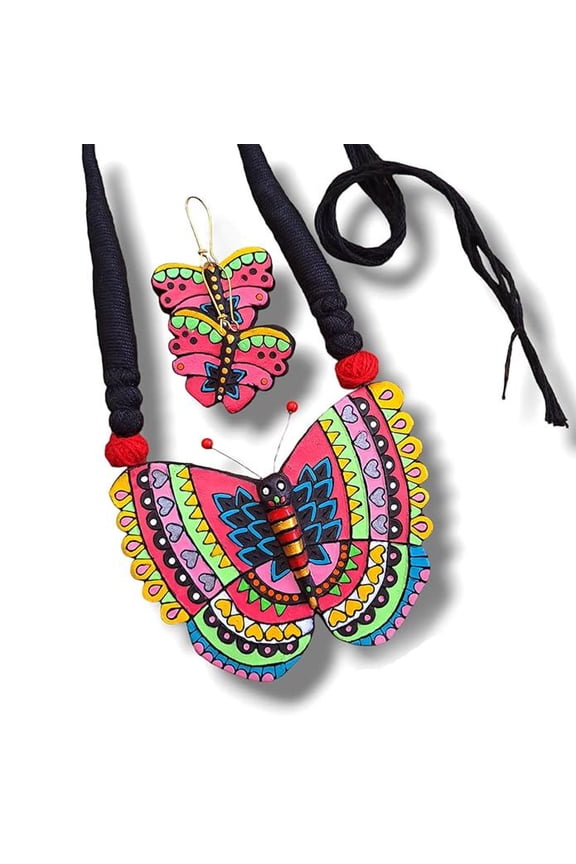 Beautiful Colorful Butterfly Necklace  Aesthetic Jewelry | Minimalist Necklace & Perfect Gifts for Her