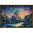 thumbnail image 1 of Beautiful Colorful Castle under Moonlight DIY 11CT Stamped Cross Stitch Kits for Beginners Easy Needlepoint Embroidery Counted Cross Stitch Art Craft for Wall Decoration 12x16inch(1), 1 of 8