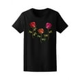 thumbnail image 1 of Beautiful Colorful Roses T-Shirt Women -Image by Shutterstock, Female XX-Large, 1 of 2