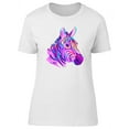 thumbnail image 1 of Beautiful Colorful Zebra T-Shirt Women -Image by Shutterstock, Female Large, 1 of 4