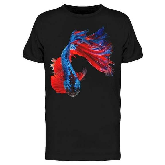 Beautiful Colourful Betta T-Shirt Men -Image by Shutterstock, Male Medium