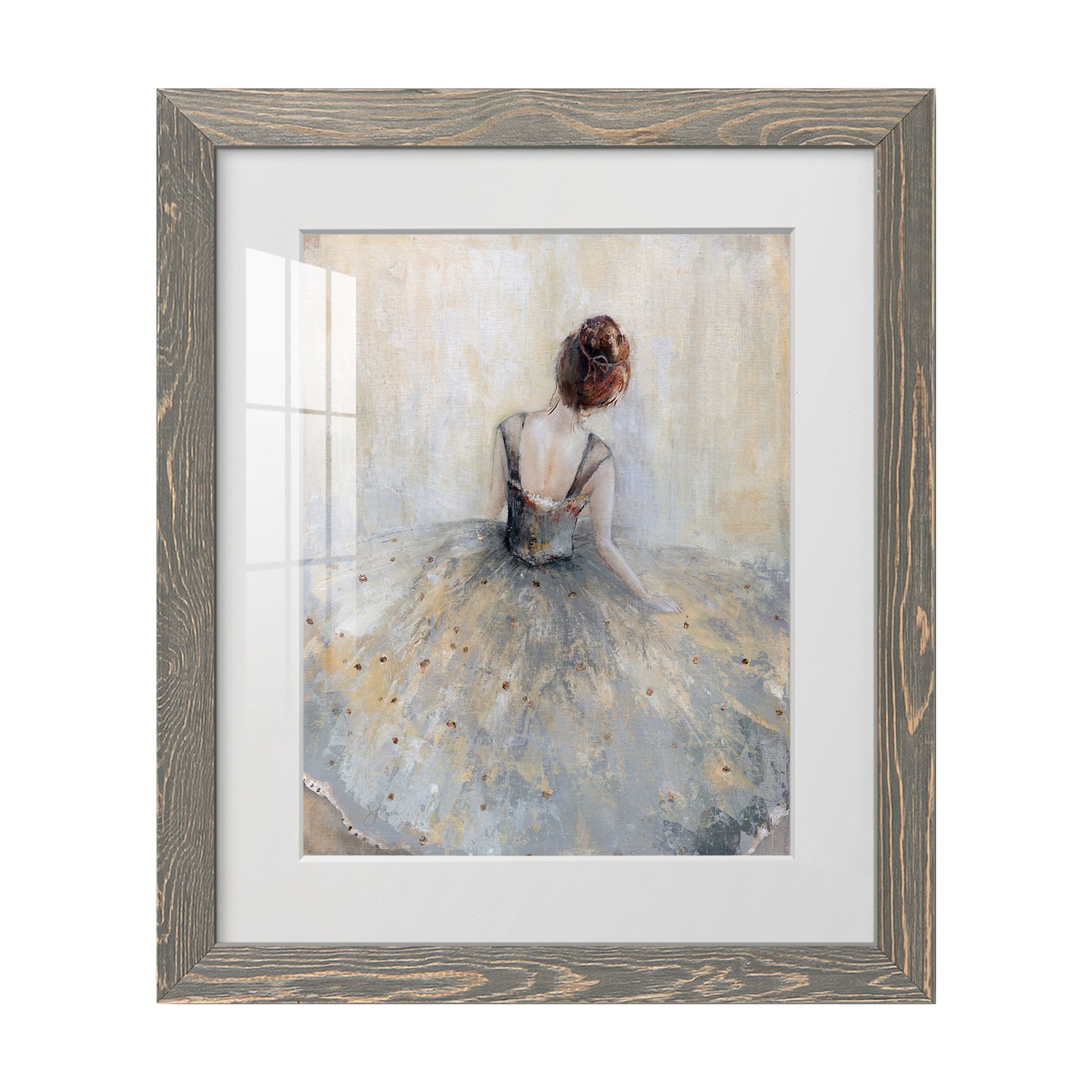 Beautiful Contemplation - Premium Framed Print - Ready to Hang - 20 x 24 - Grey Frame