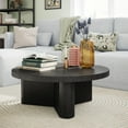 thumbnail image 1 of Beautiful Contempo Round Coffee Table With Black Faux Marble Finish By Drew Barrymore, 1 of 8