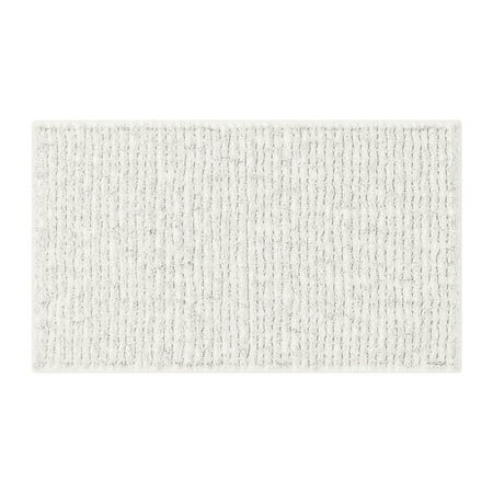 Beautiful Cotton Bath Rug by Drew Barrymore, Off White, 20x34"