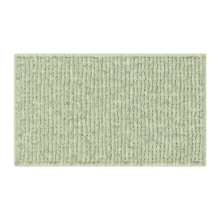 Beautiful Cotton Bath Rug by Drew Barrymore, Sage Green, 20x34"