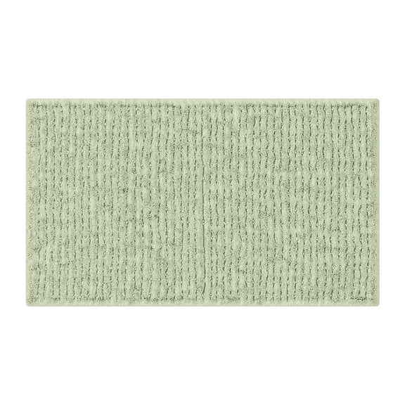 Beautiful Cotton Bath Rug by Drew Barrymore, Sage Green, 20x34"