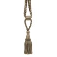 thumbnail image 1 of Beautiful Curtain & Drapery Tassel | Adjustable Cord Length with Elegant Bullion Design Tassel Tieback, Tassel Length 5 1/2", 24" Spread # TBC055SPR24, Dark Sand Beige #A8 Sold Individually, 1 of 5