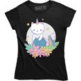 thumbnail image 1 of Beautiful Cute Caticorn Cat Lover Women's T-Shirt, 1 of 4