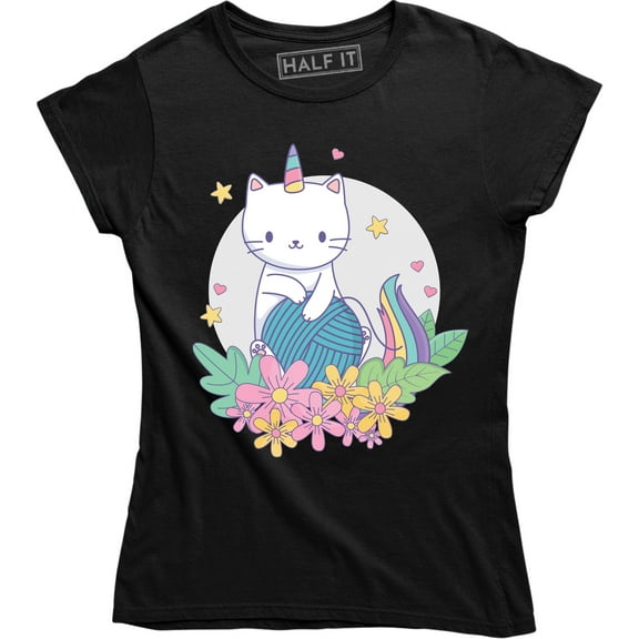 Beautiful Cute Caticorn Cat Lover Women's T-Shirt
