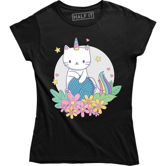 Beautiful Cute Caticorn Cat Lover Women's T-Shirt