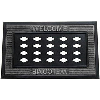 Aumket Boot Tray for Entryway Indoor ,16.8x 12.8 Inch Black Shoe Mat Trays,Boot  Drying Mat ,Dirt Rug, Dog Water Mat 