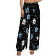 thumbnail image 1 of Beautiful Daisy Pattern Pants Daisies Flowers Print Modern Wide Leg Pants Women Oversized Street Style Pattern Straight Trousers, 1 of 6