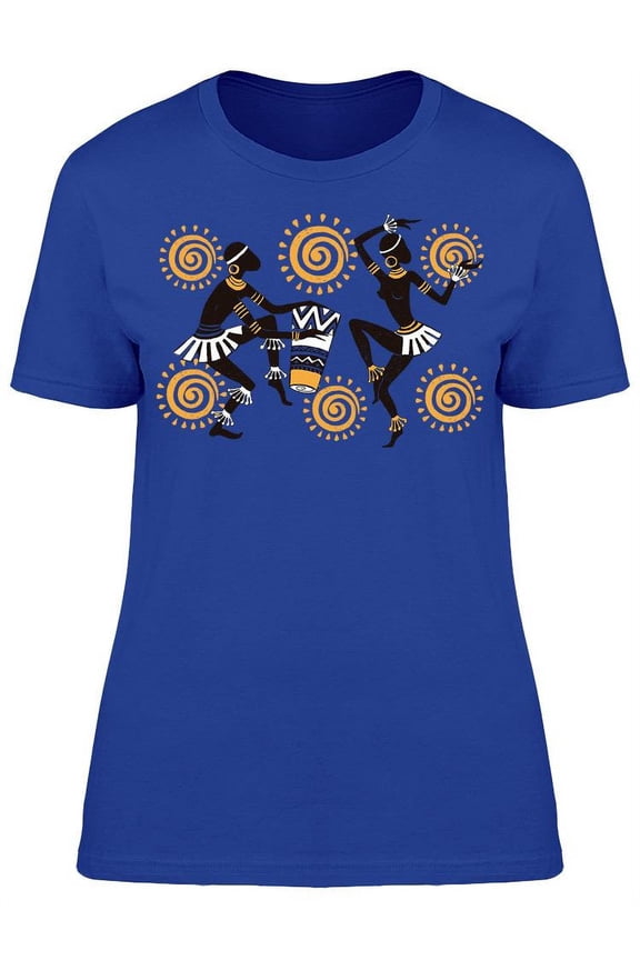 Beautiful Dancing Black Women T-Shirt Women -Image by Shutterstock, Female Medium