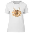 thumbnail image 1 of Beautiful Deer And Autumn Leaves T-Shirt Women -Image by Shutterstock, Female x-Large, 1 of 4