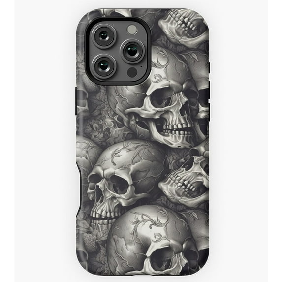 Beautiful Detailed Skeletons pattern GA6565 Phone Case for iPhone 11 to 17 Pro Max