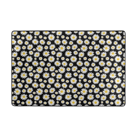 Beautiful Ditsy Floral Rug 36x24in Memory Foam Absorbent Non Slip Plush for Bathroom Kitchen Entryway