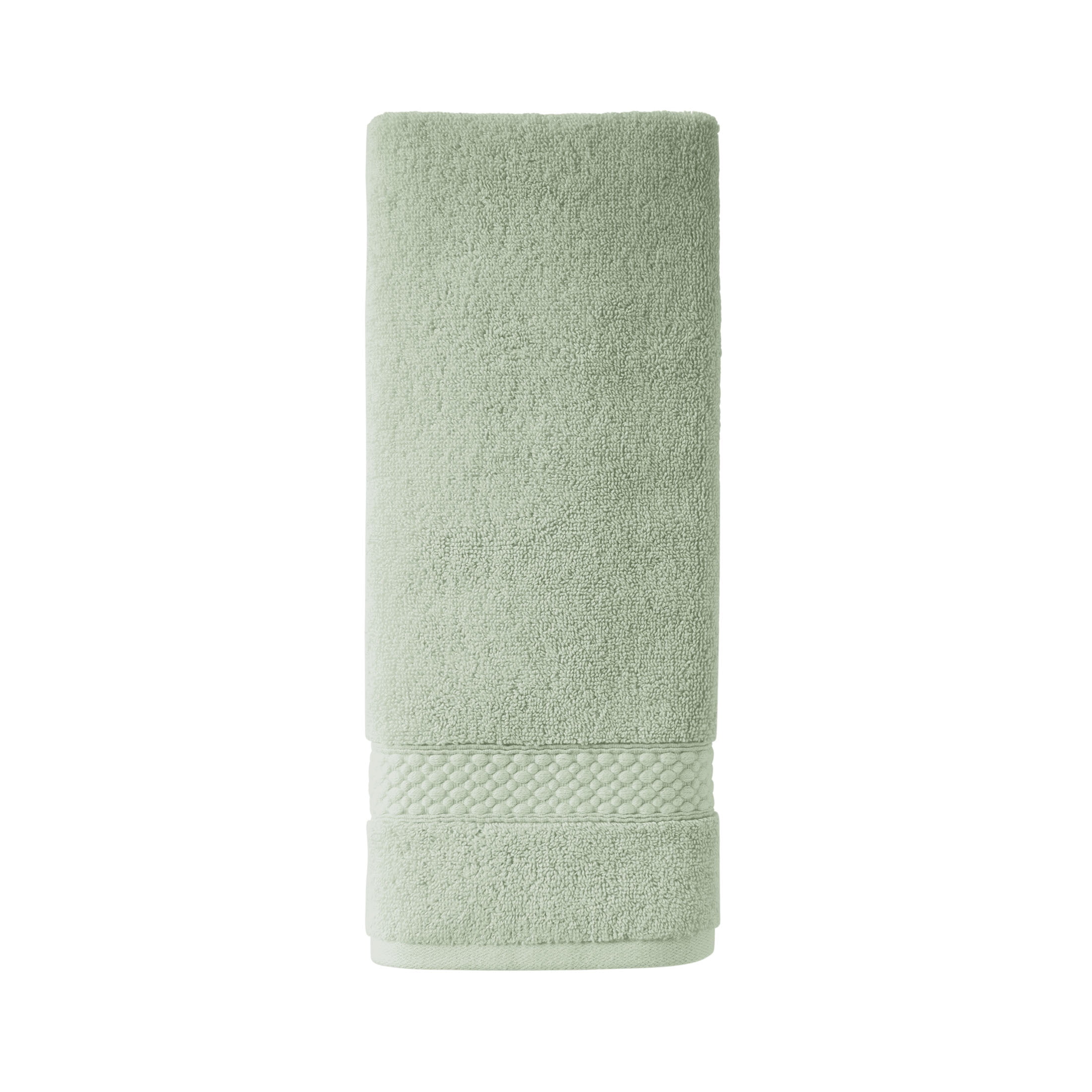 Beautiful Dobby Hand Towel, 28" x 16", Sage Green by Drew Barrymore - Walmart.com