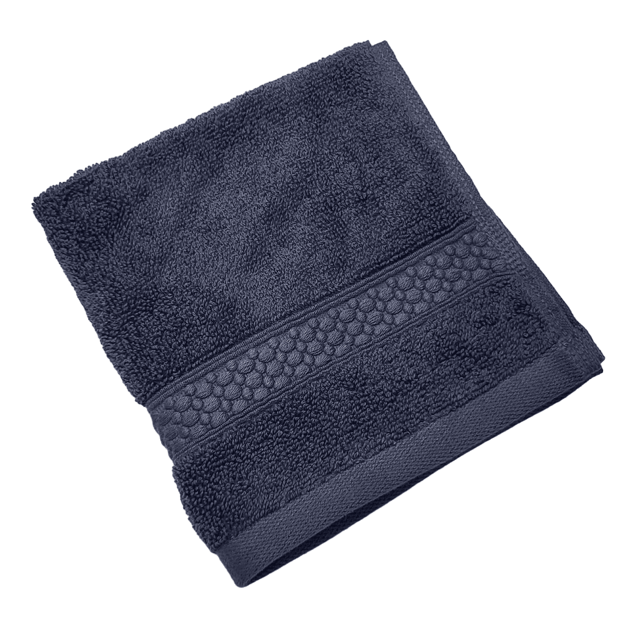 Beautiful Dobby Wash Towel, 13" x 13", Smokey Blue by Drew Barrymore ...